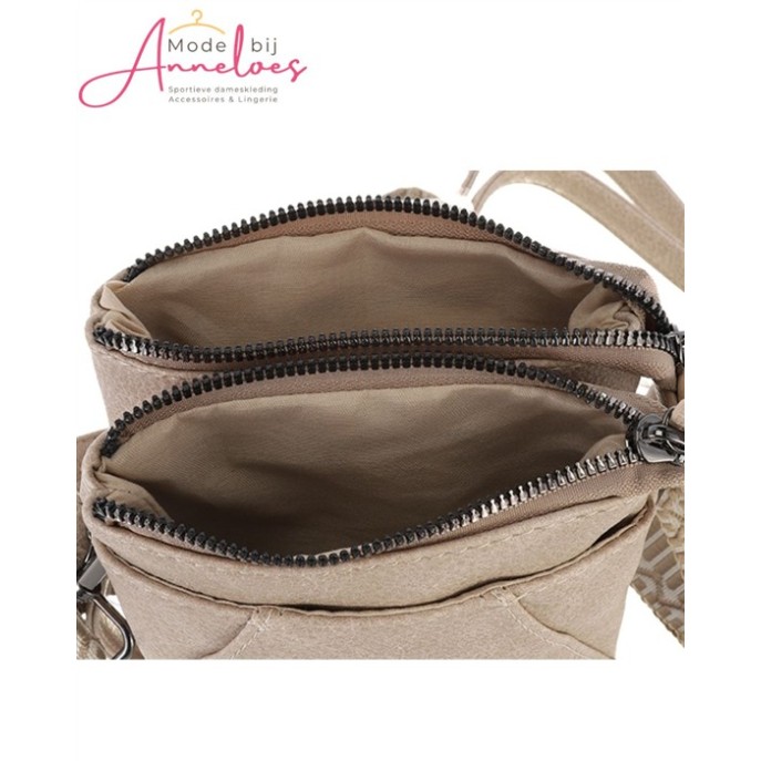 I'm Dutch Crossbody & Telefoontasje Horton Taupe OLT17139